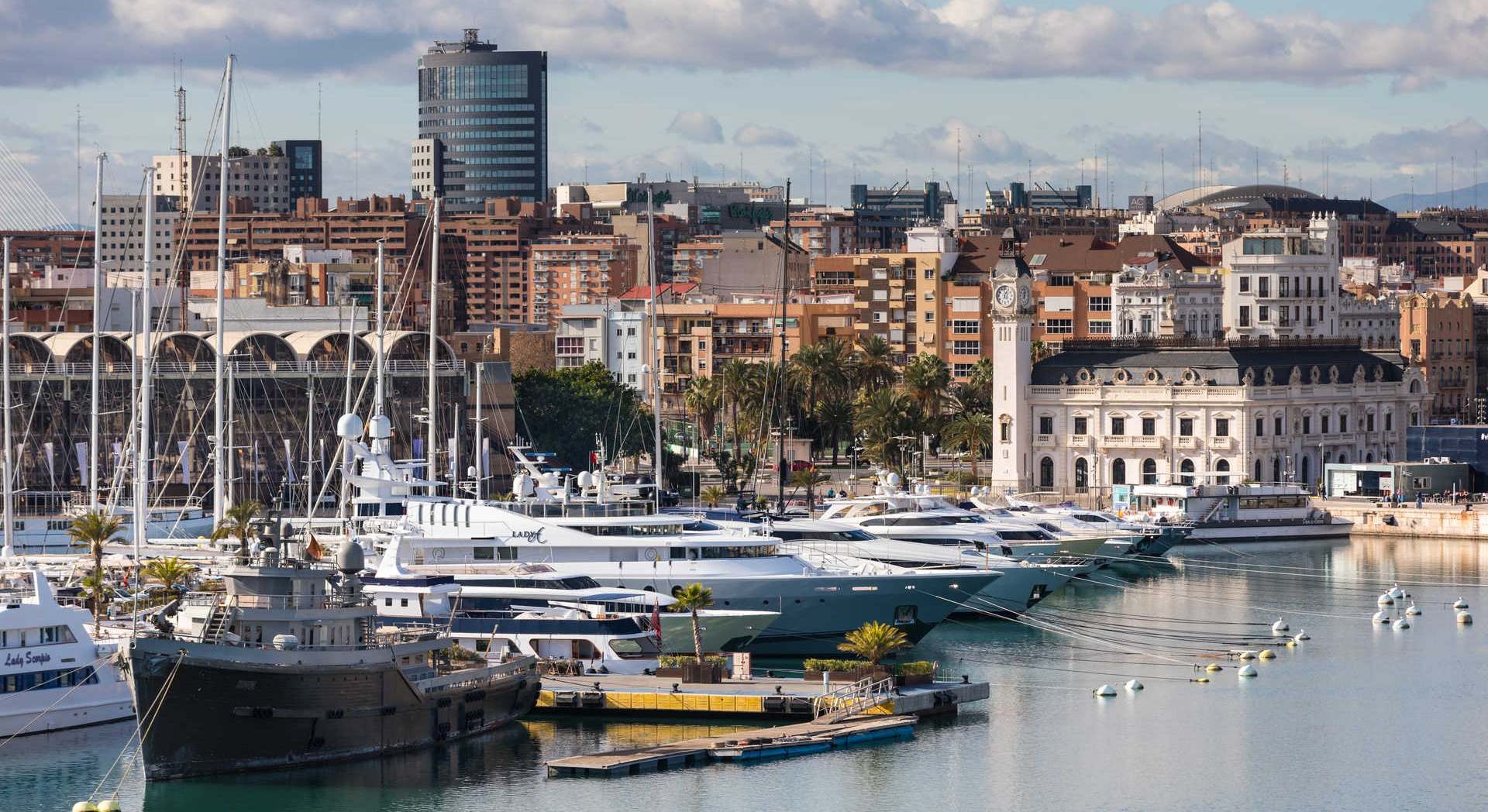 La Marina de Valencia, donde se concentran varias aceleradoras de startups.