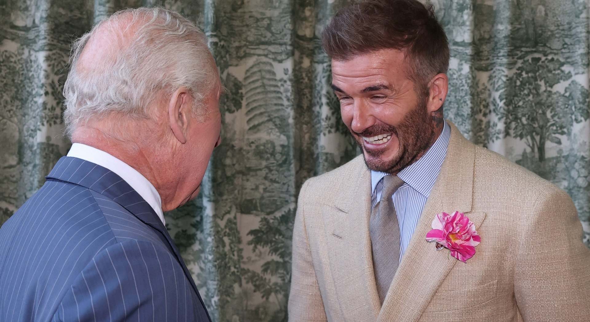 Carlos III y Beckham