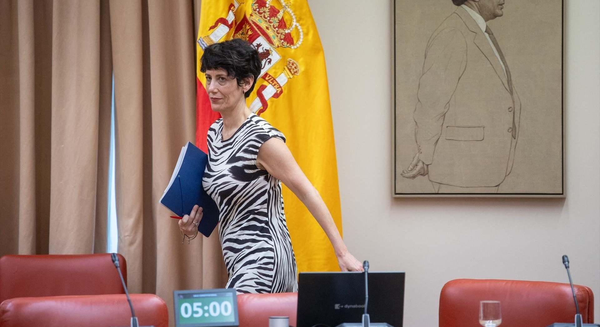La ministra de Seguridad Social, Elma Saiz. Europa Press.