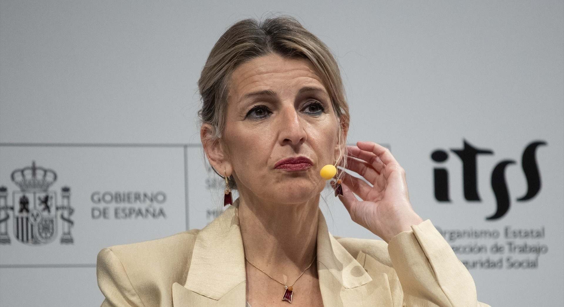 La vicepresidenta y ministra de Trabajo, Yolanda Díaz.