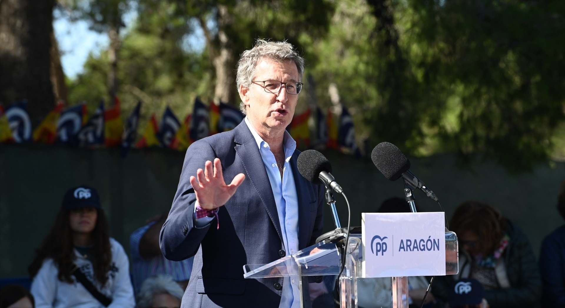 El presidente del PP, Alberto Núñez Feijóo | EP