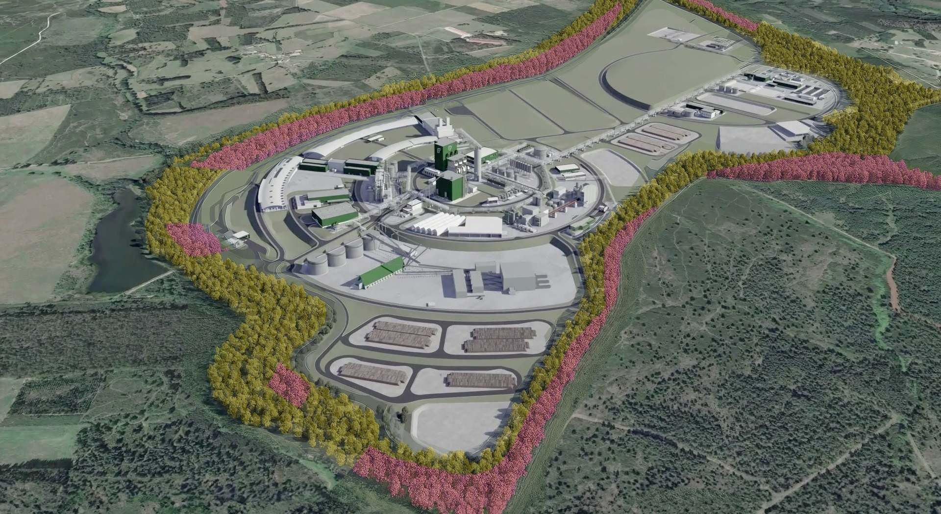 Proyecto 'Gama', que planea Altri para Palas de Rei (Lugo).