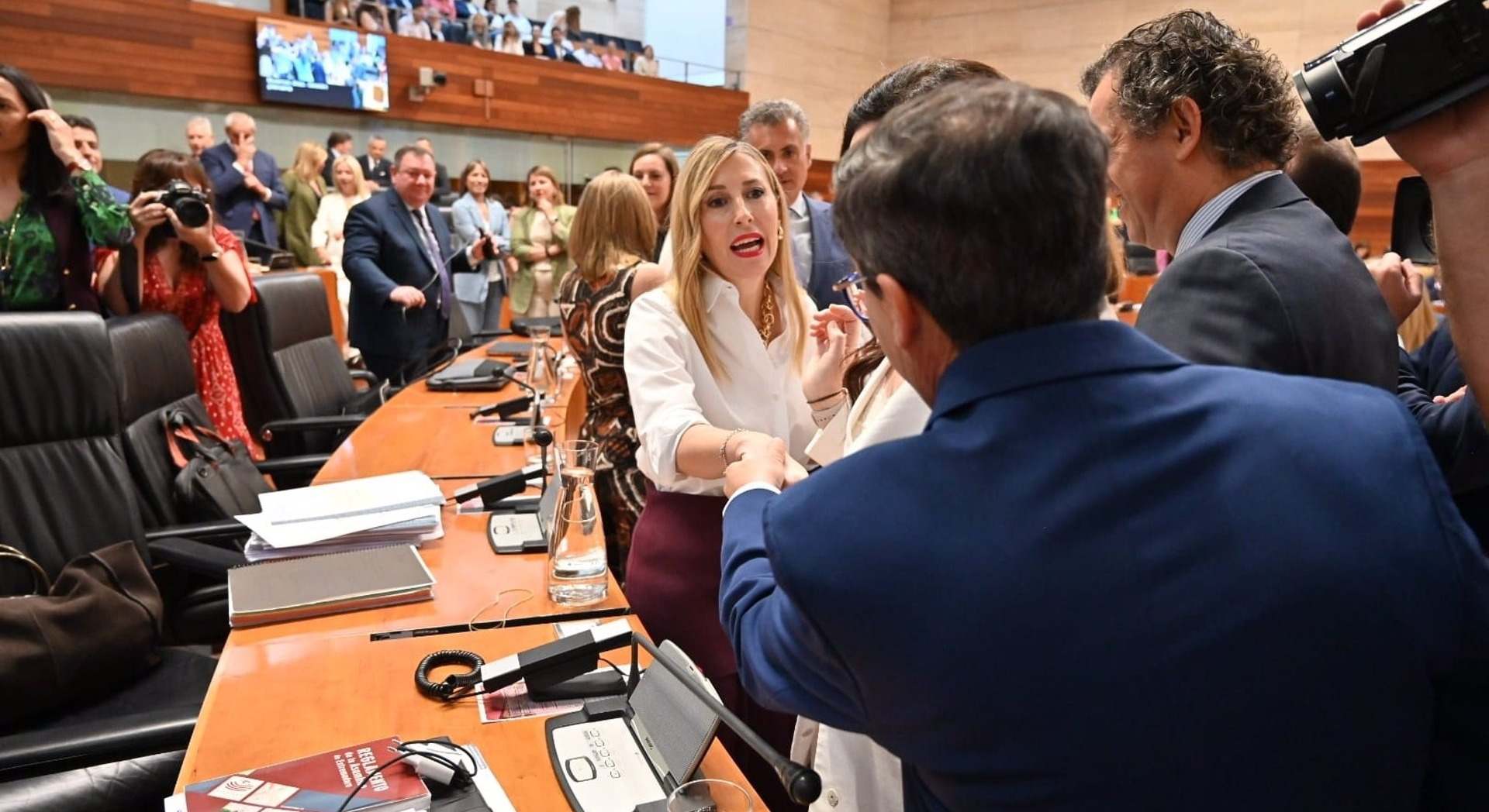 María Guardiola y Miguel Ángel Gallardo