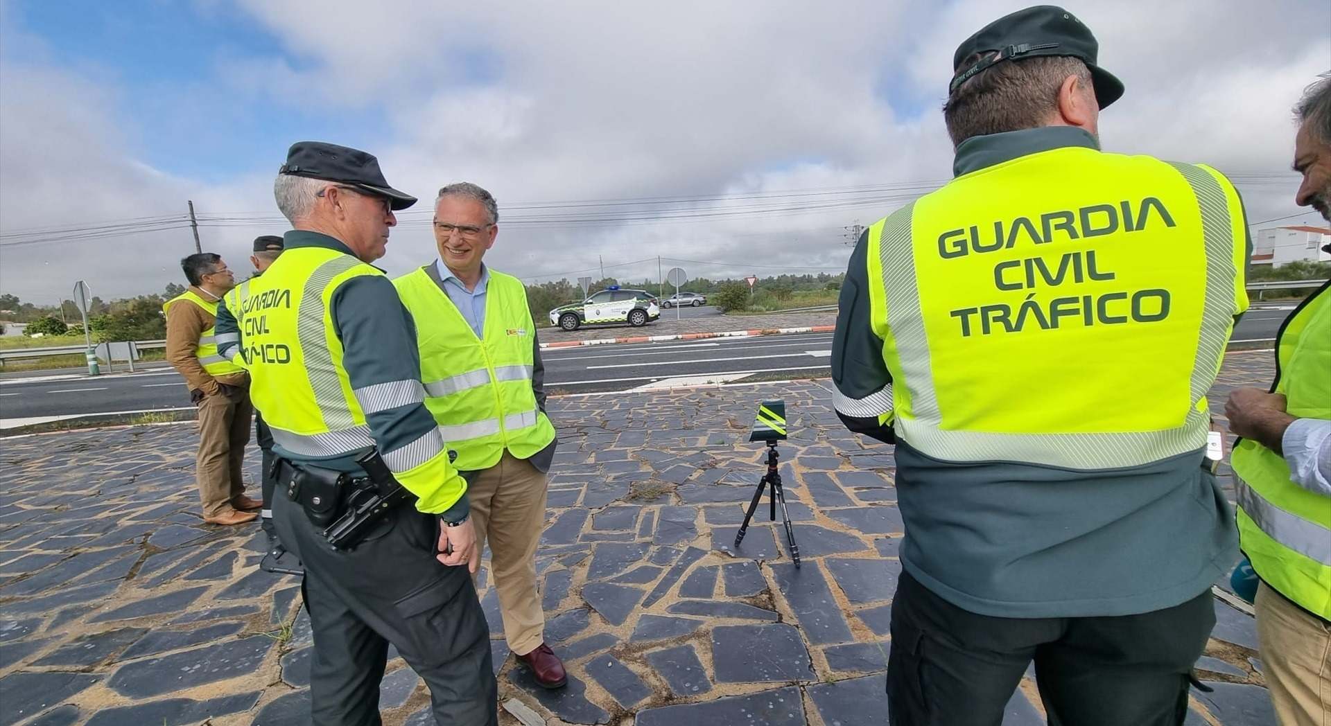 Control de la Guardia Civil de tráfico