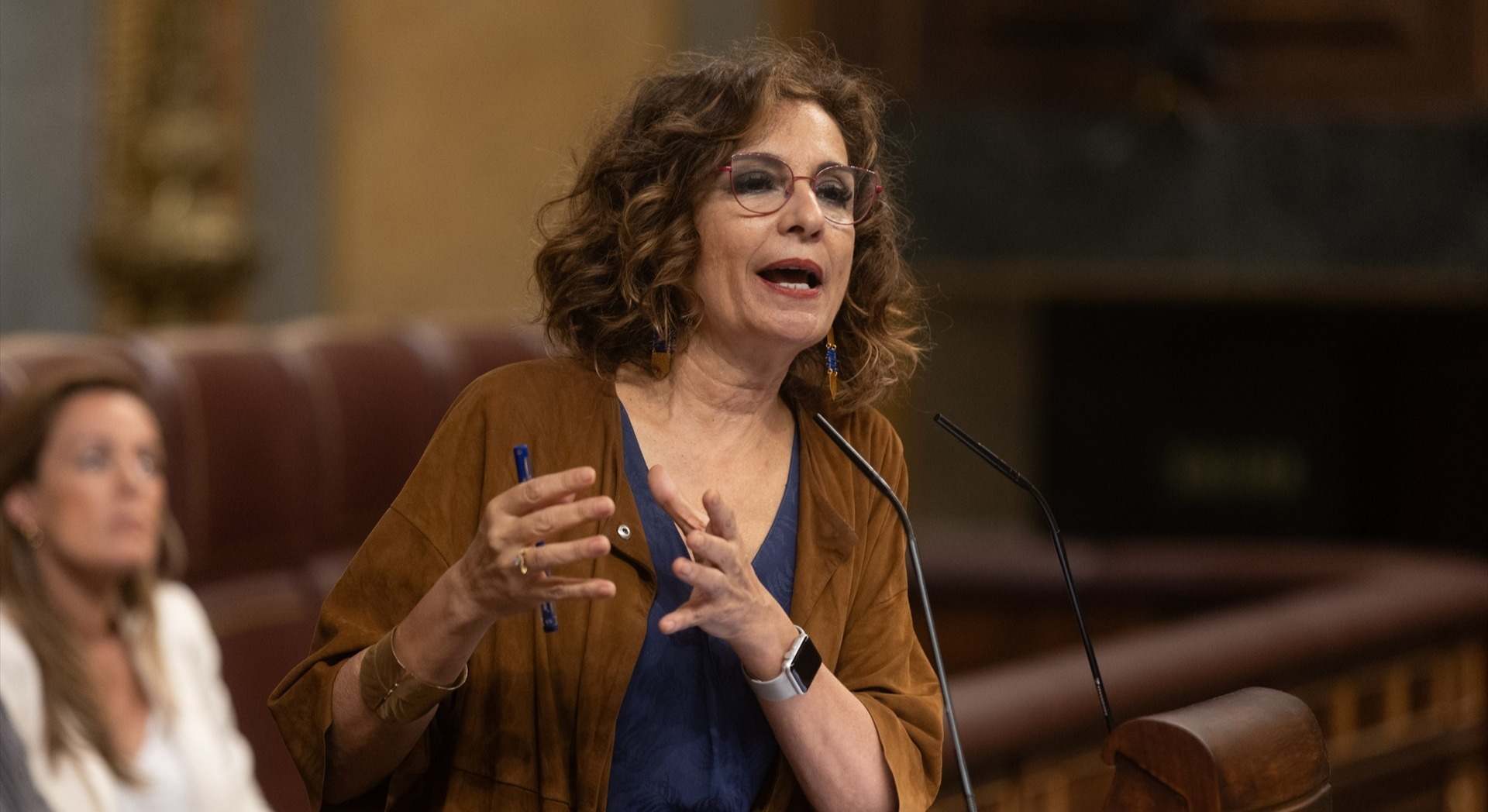 La vicepresidenta primera y ministra de Hacienda, María Jesús Montero | EP