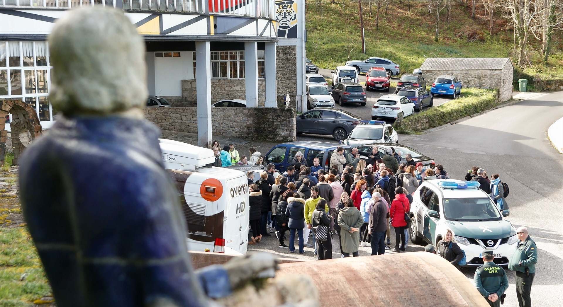 Trabajadores se concentran frente a la fábrica de Sargadelos