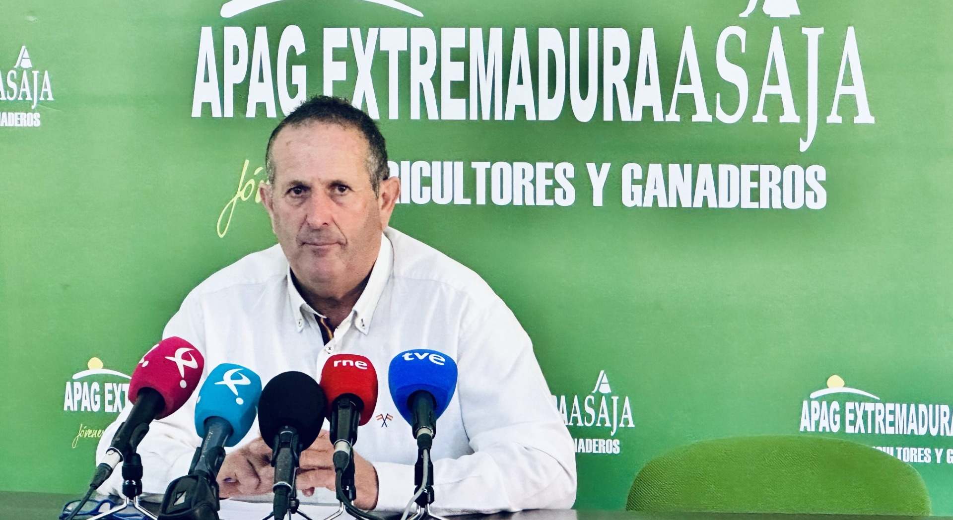 Juan Metidieri, presidente de Apag Extremadura Asaja