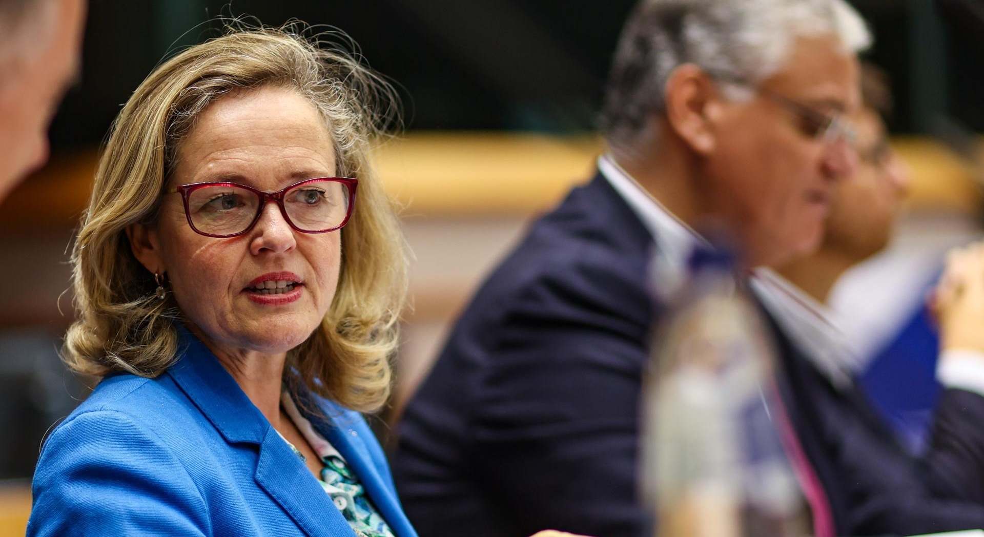 La presidenta del Banco Europeo de Inversiones, Nadia Calviño. EFE