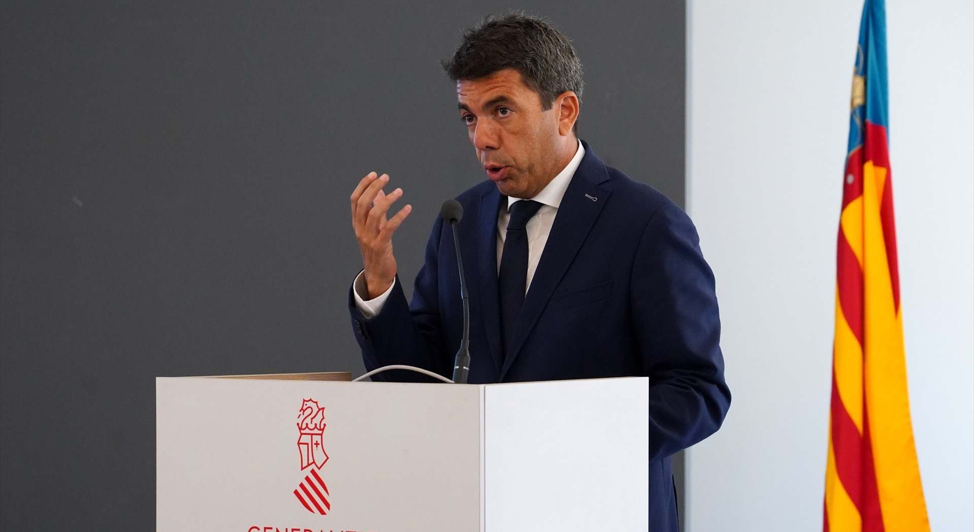 El president de la Generalitat, Carlos Mazón