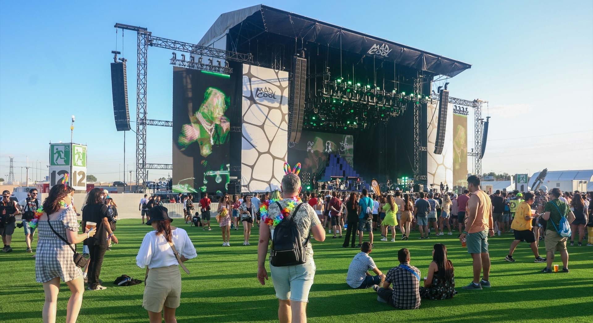 Ambiente durante la primera jornada del festival Mad Cool 2023