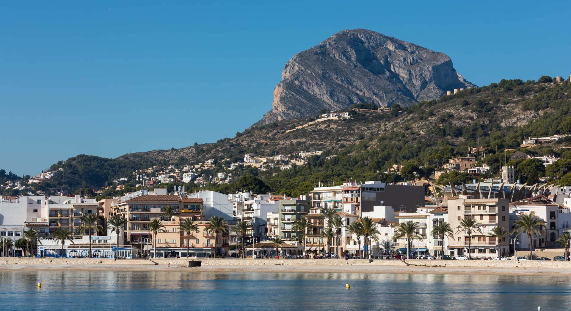 Una playa de Jávea en Alicante.
