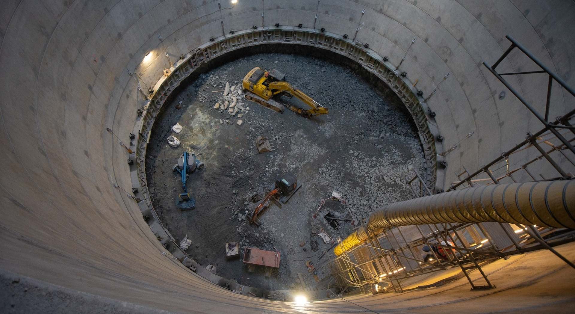 Obras de la L9 del Metro de Barcelona