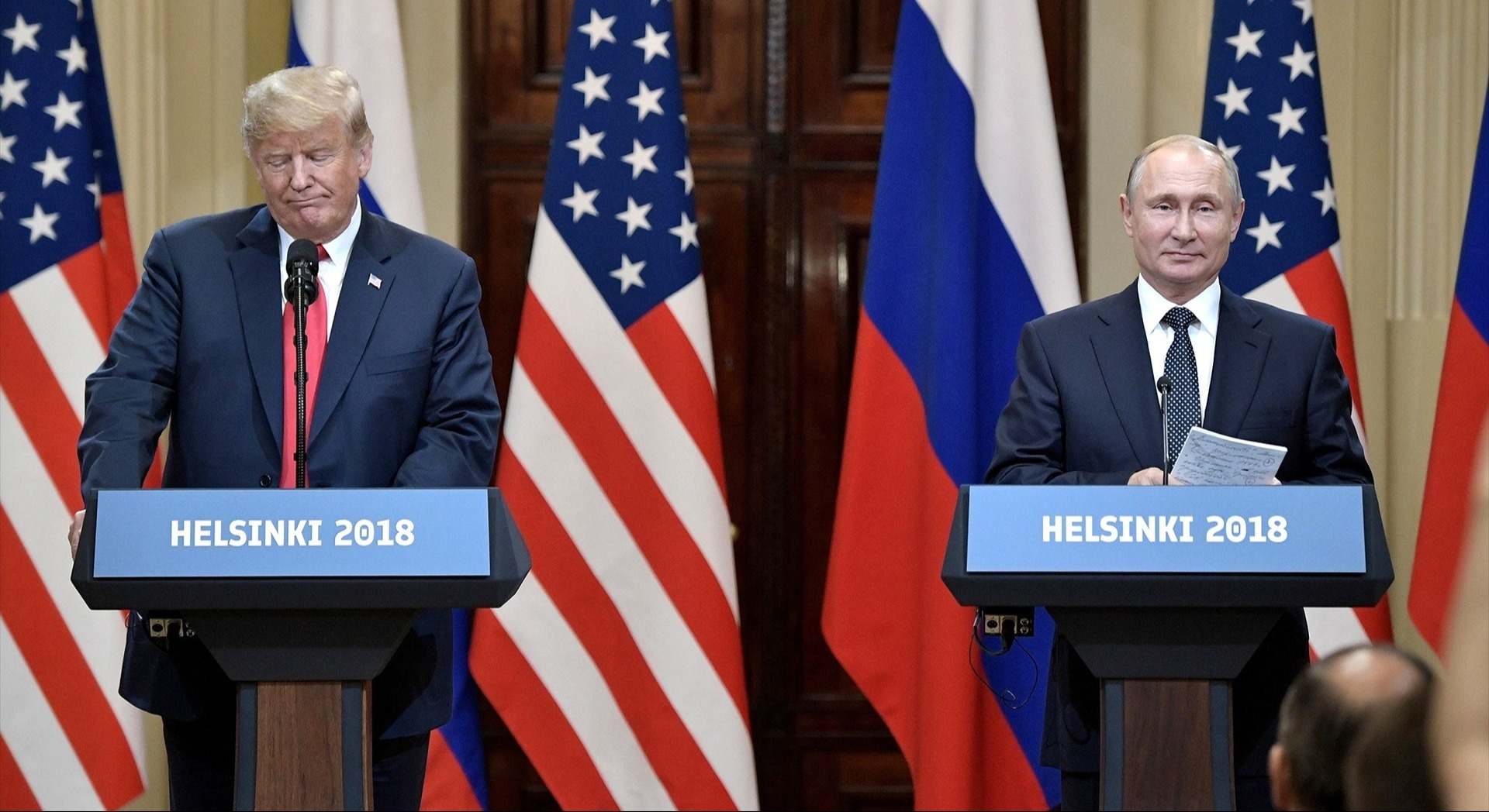 Trump y Putin en una imagen de 2018. | Europa Press.