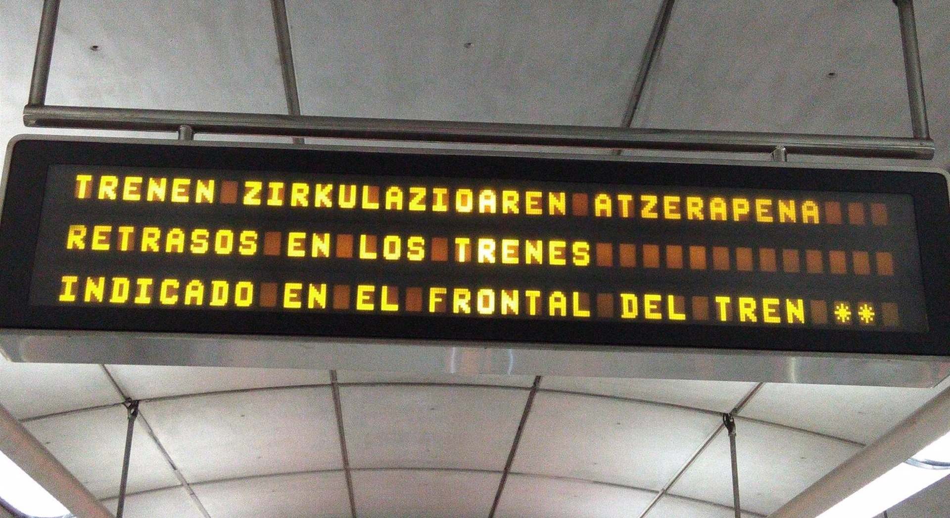 Imagen de archivo de retrasos en el transporte.