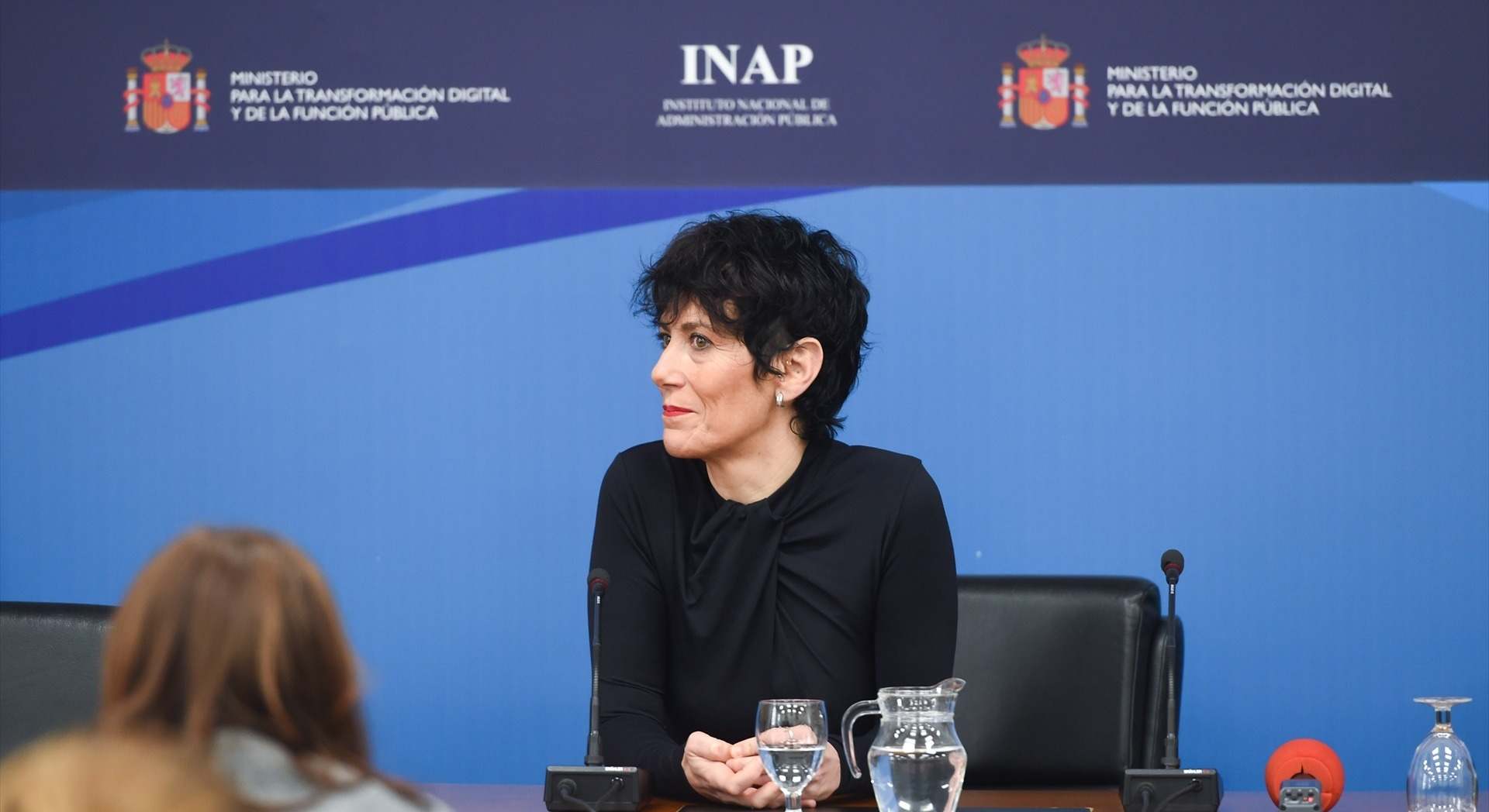 La ministra de Inclusión, Seguridad Social y Migraciones, Elma Saiz. Europa Press