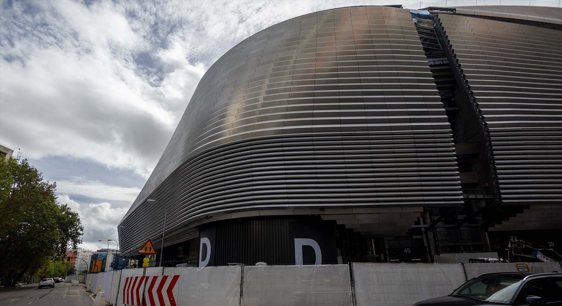 Obras en el estadio Santiago Bernabéu