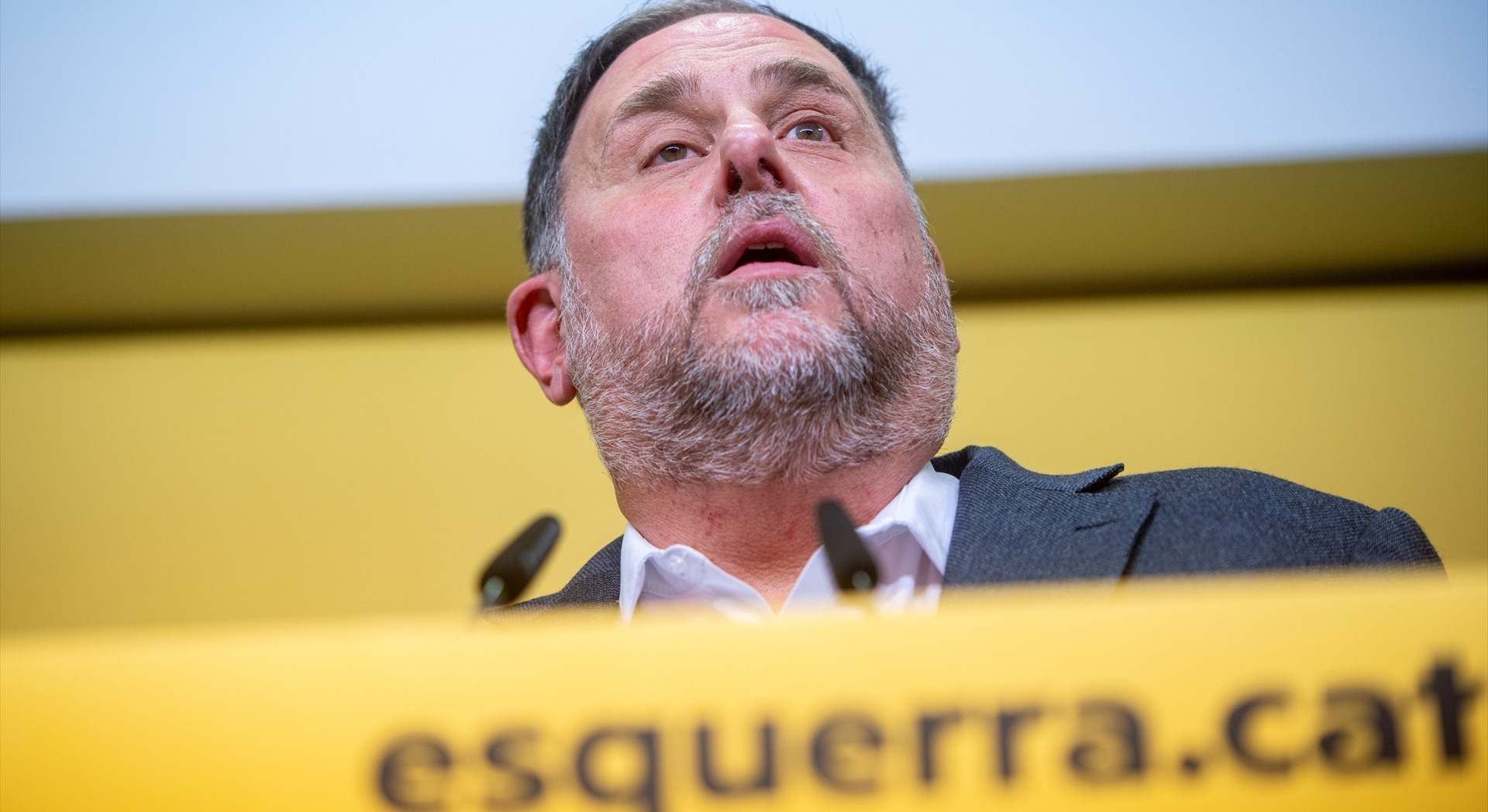 Oriol Junqueras durante el 30 Congreso Nacional de ERC | EP