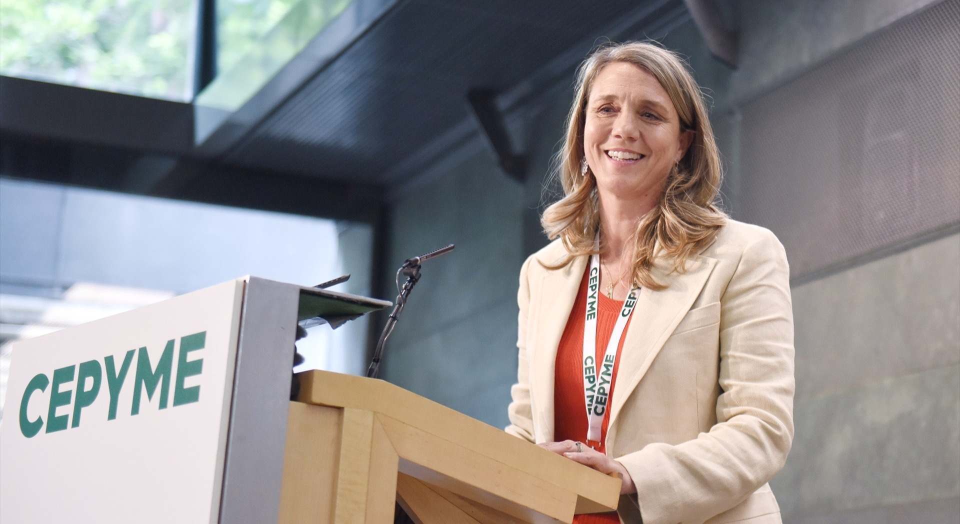 La presidenta de Cepyme, Ángela de Miguel.