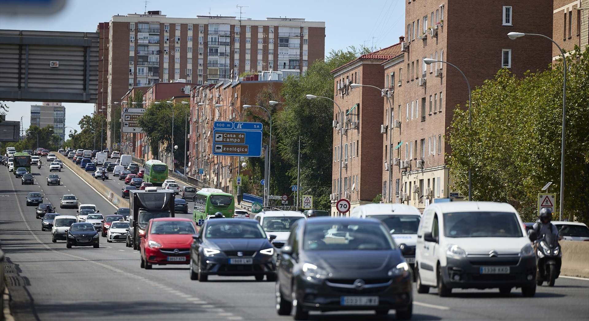 Autovía de Extremadura a la altura de Campamento