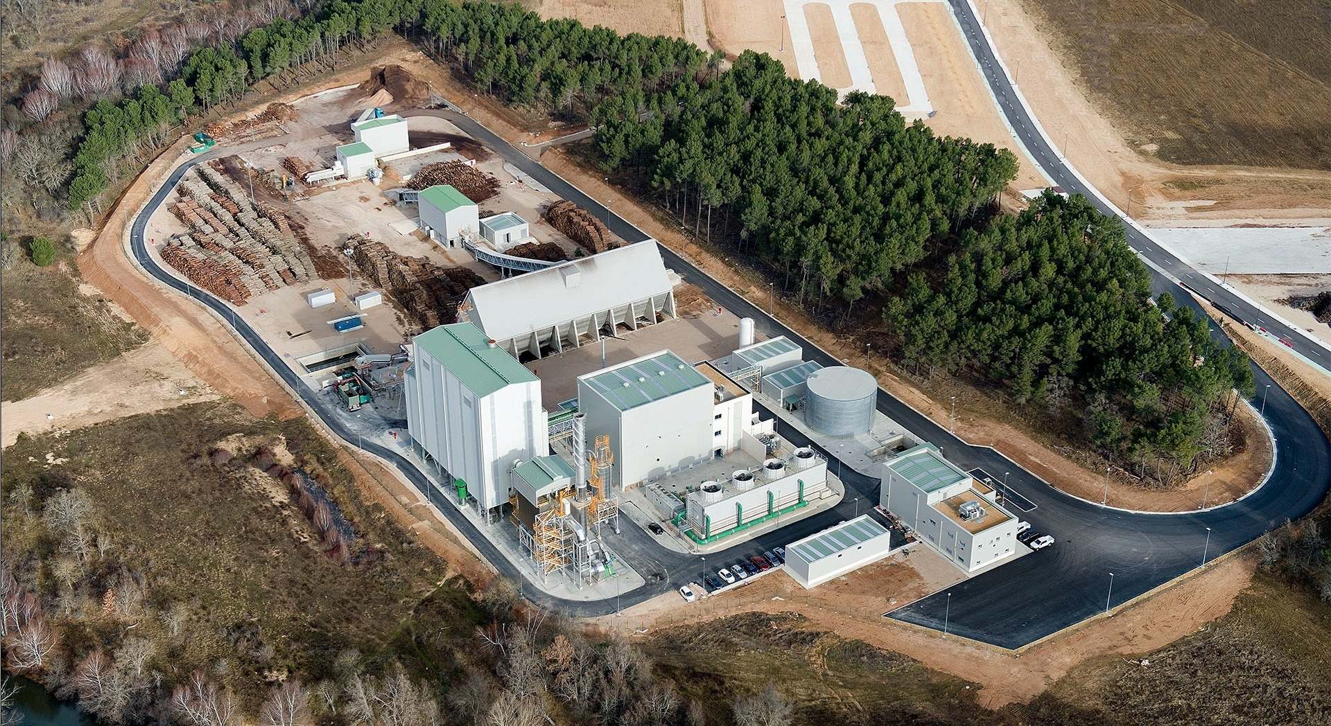 Central de biomasa en Garray, Soria, de Enso. eE