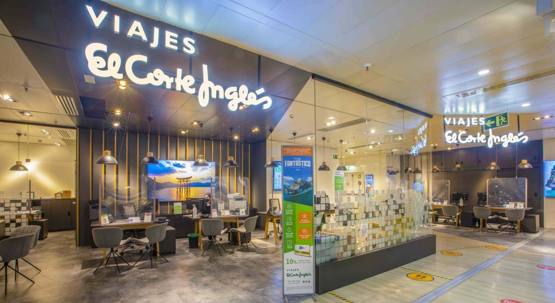 Una agencia de Viajes El Corte Inglés