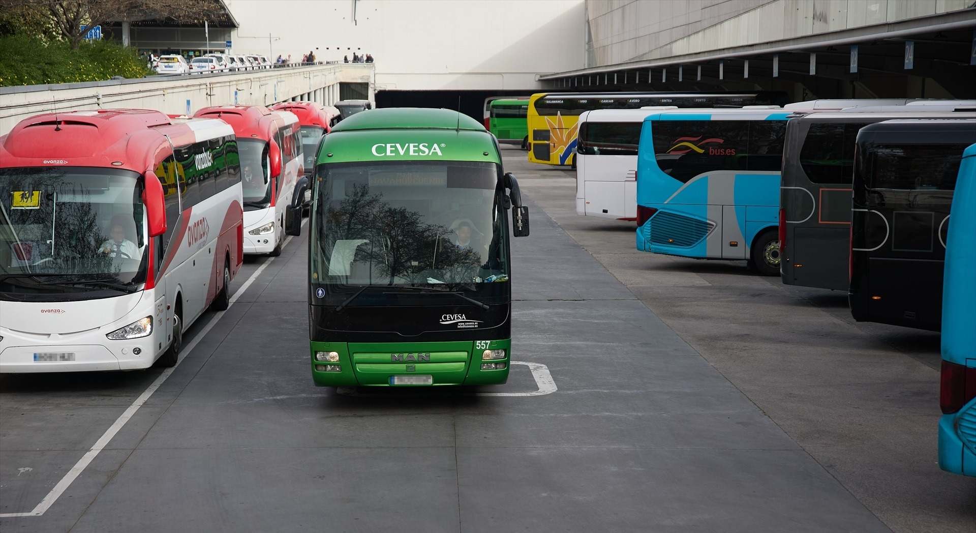 Estación de autobuses de Méndez Álvaro (Madrid). Foto: Jesús Hellín / Europa Press.