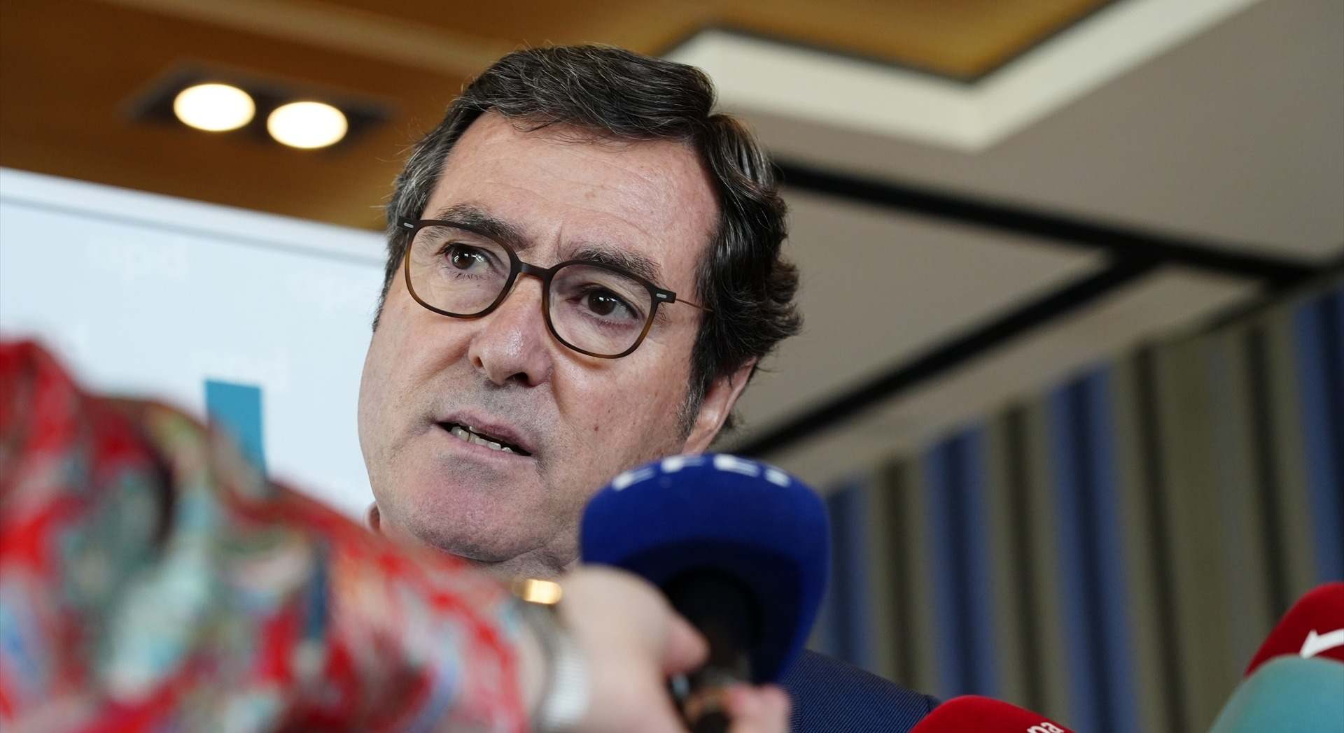 El presidente de la CEOE, Antonio Garamendi | EP