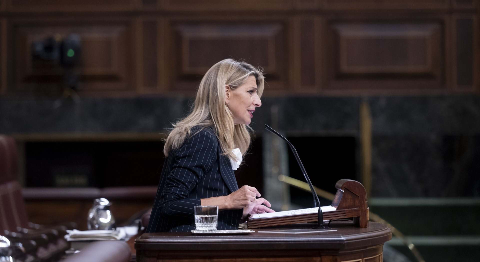 La vicepresidenta segunda, Yolanda Díaz, en el Congreso de los Diputados | EP