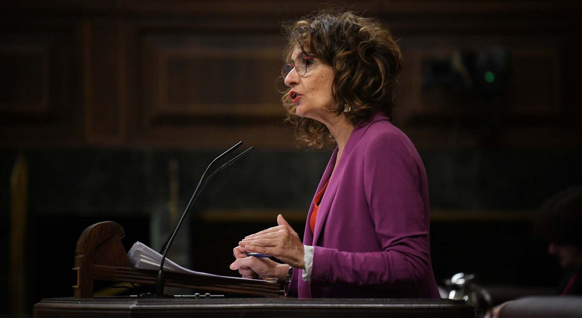 La vicepresidenta primera del Gobierno, Maria Jesús Montero. Europa Press