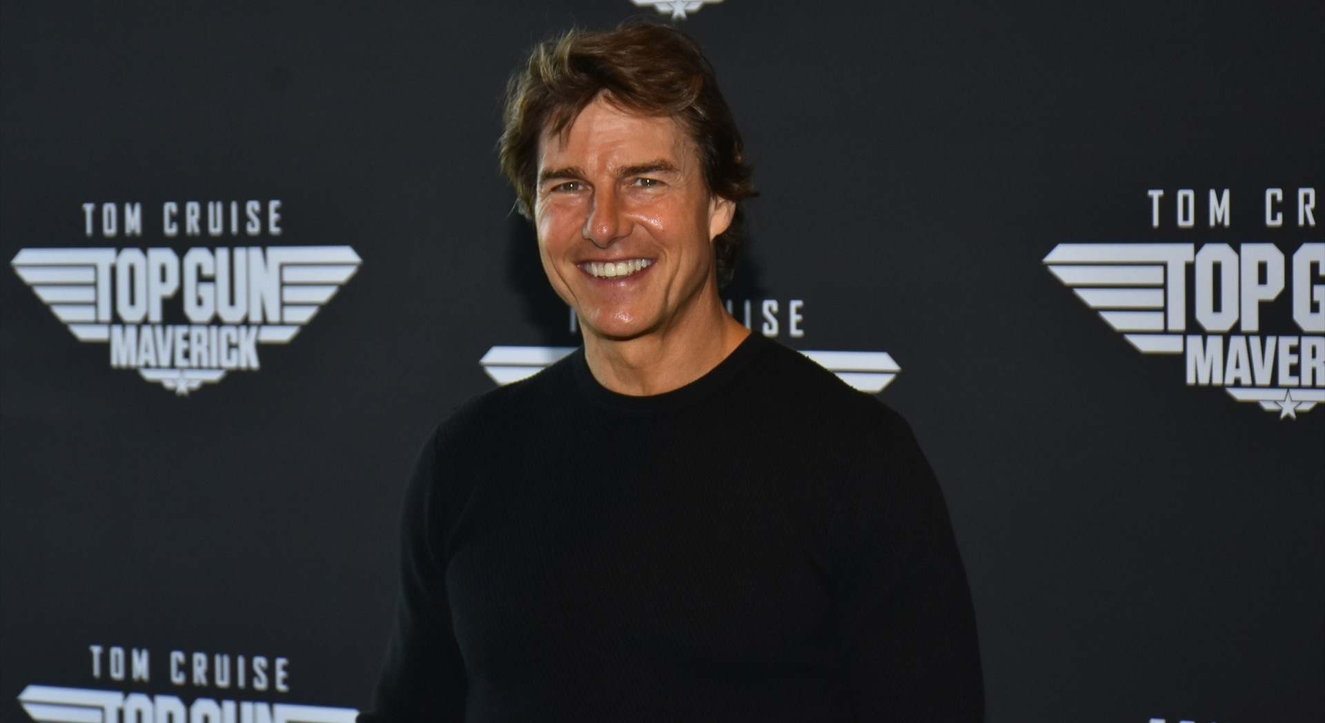 Tom Cruise presentando la segunda entrega de 'Top Gun'
