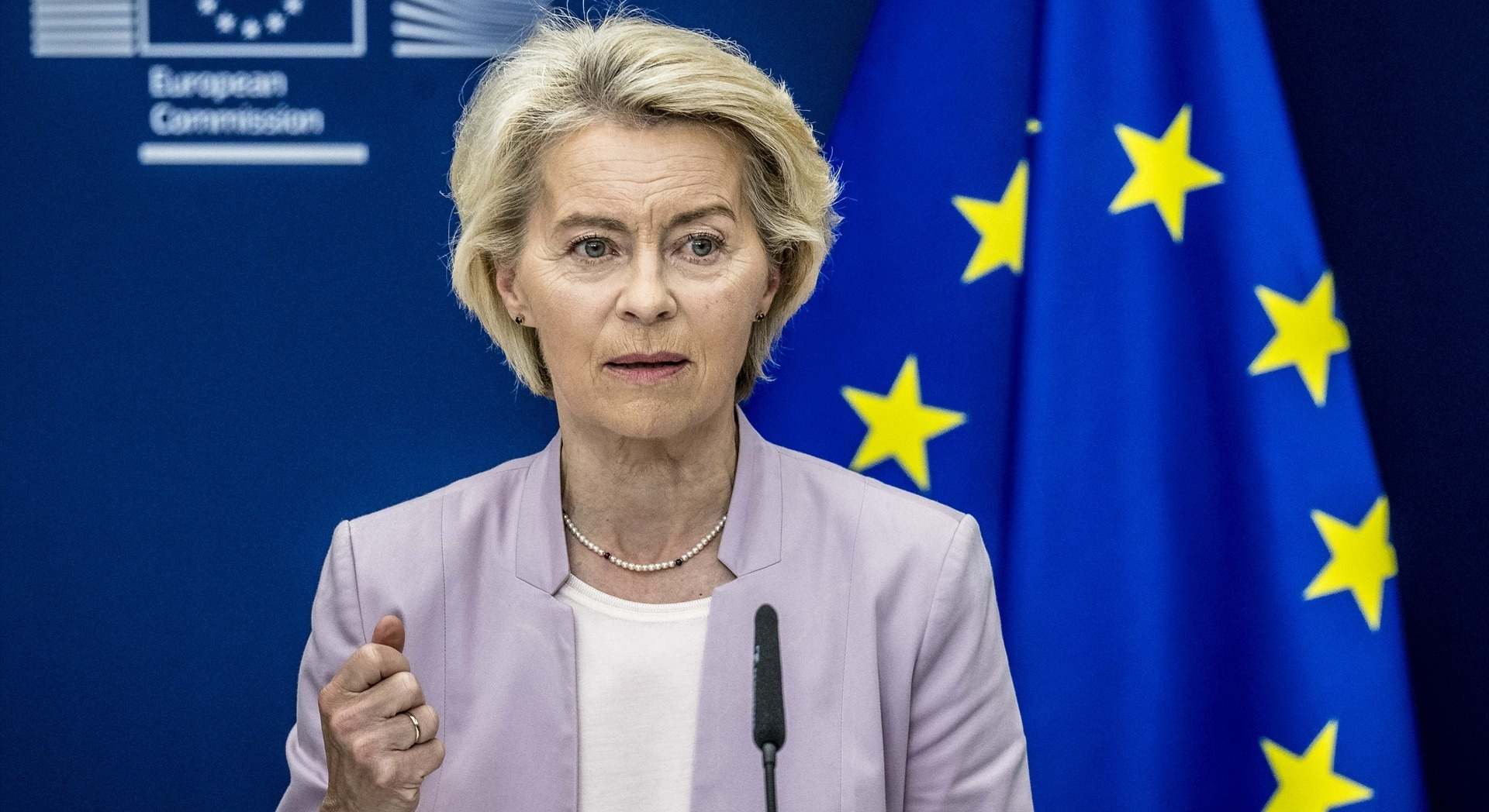 La presidenta de la Comisión Europea, Ursula von der Leyen.