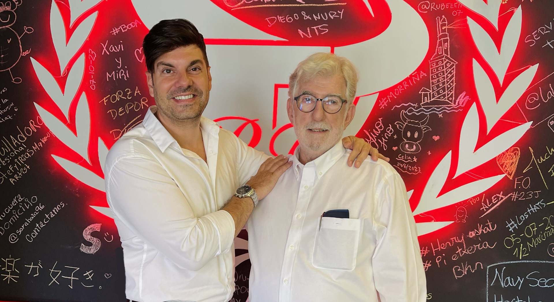 Dado Lima y Gonzalo Burgos , CEO y Director General de la marca.