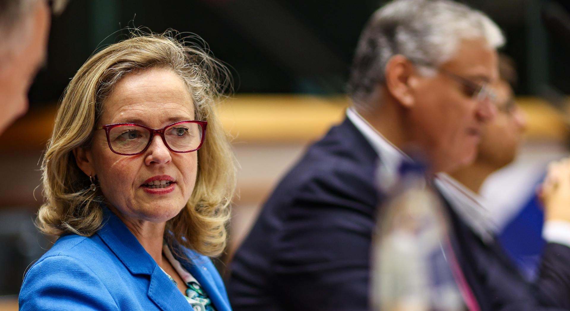 La presidenta del Banco Europeo de Inversiones, Nadia Calviño. EFE