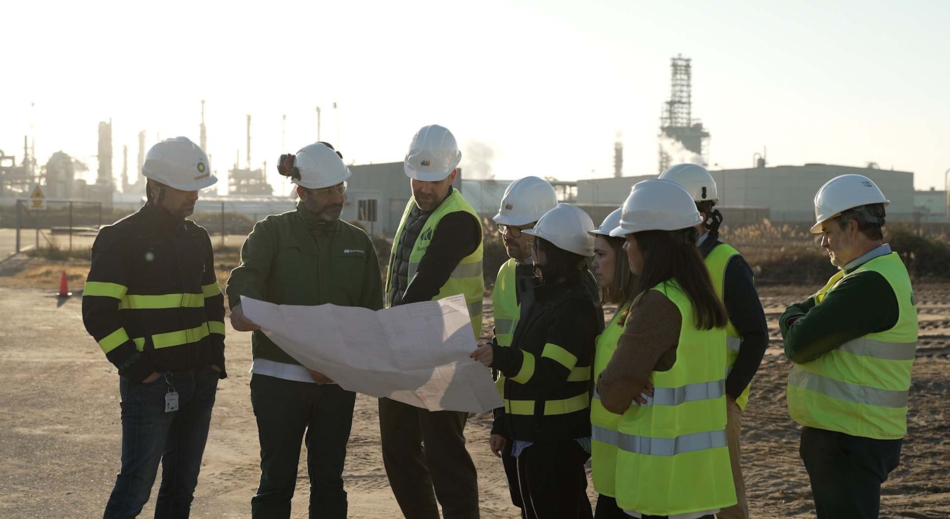 Terreno en el que se levantará la planta de hidrógeno.