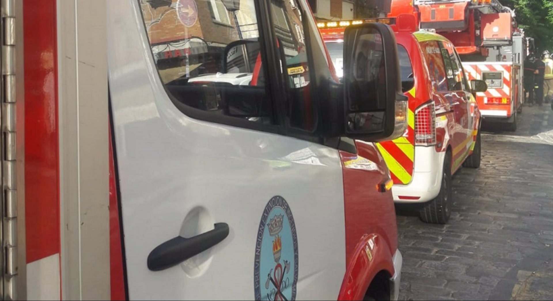 Imagen de un camión de bomberos.