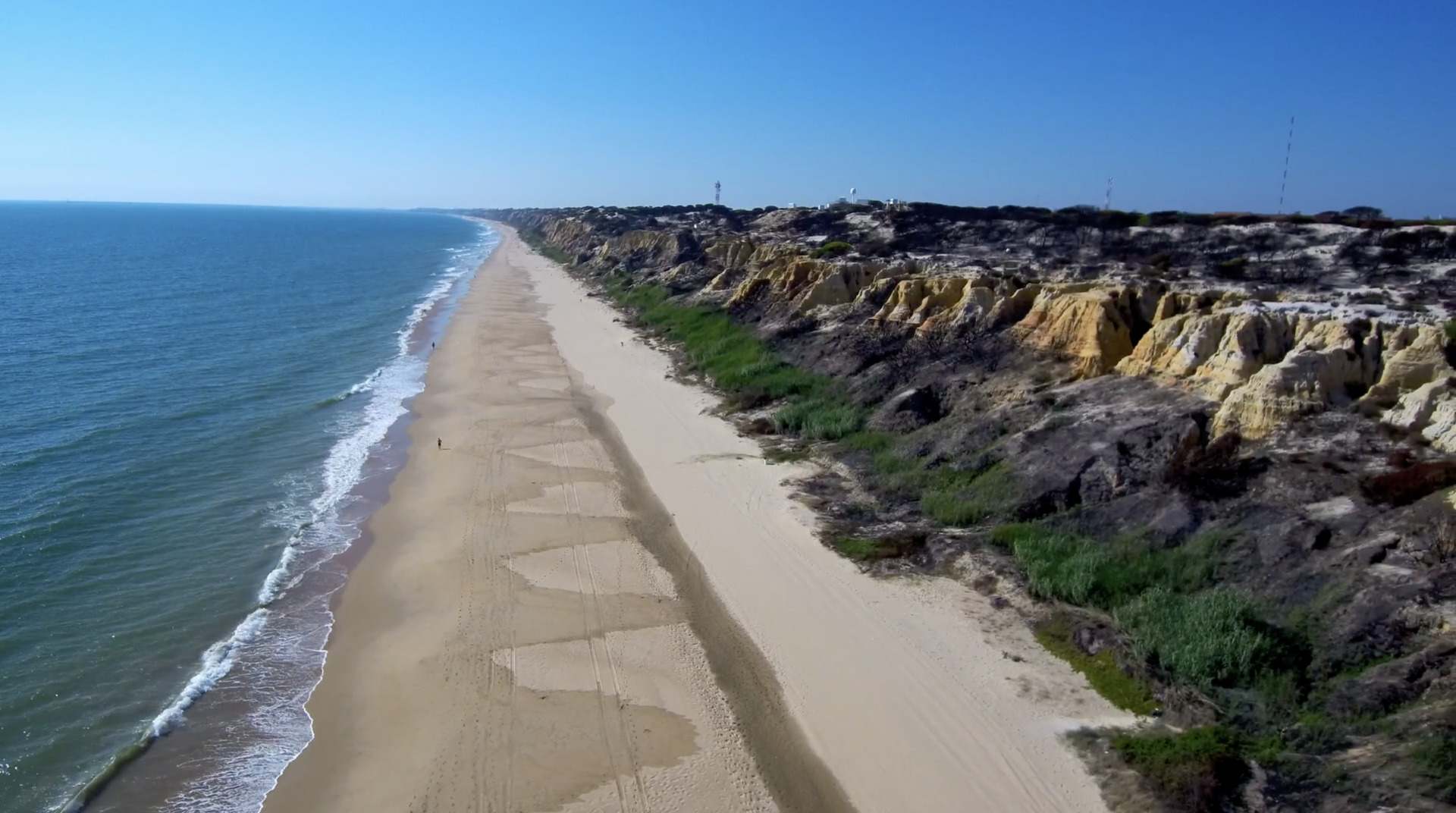 La playa de Huelva