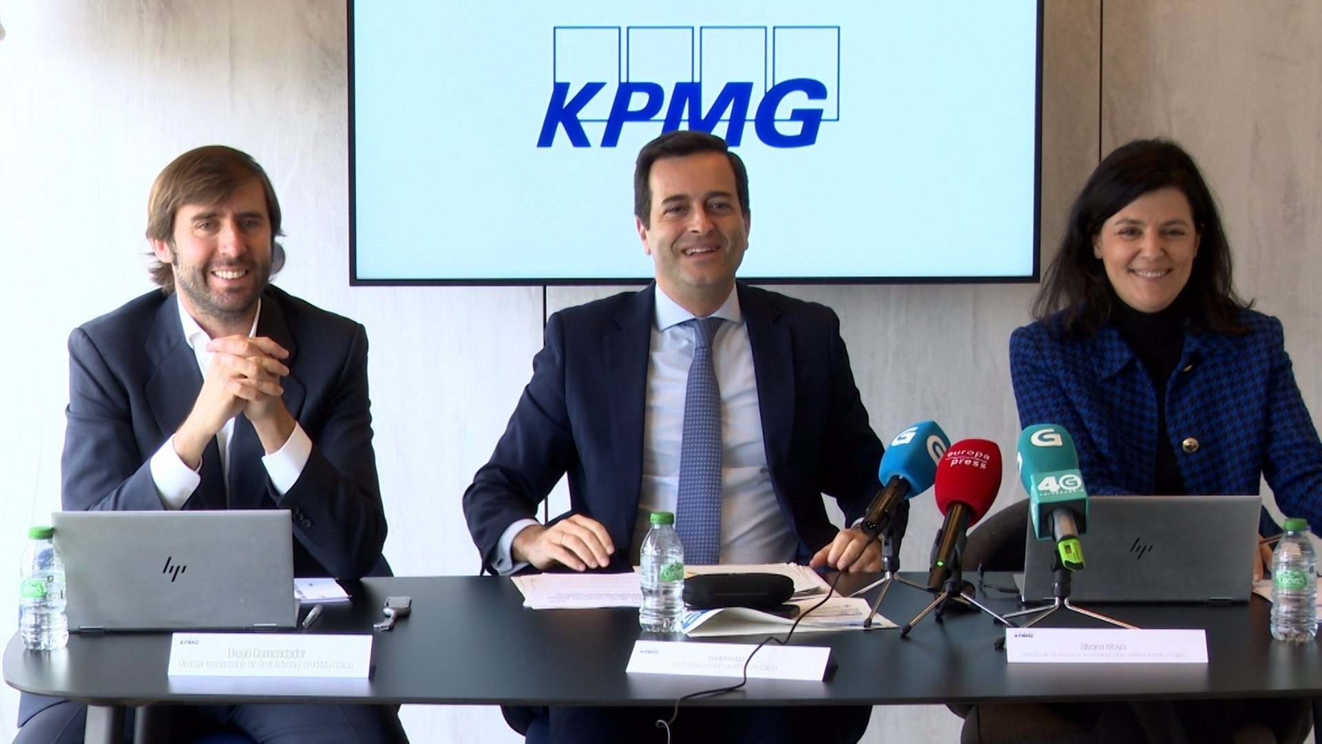 KPMG presenta los resultados de una encuesta entre empresarios gallegos.KPMG presenta los resultados de una encuesta entre empresarios gallegos.