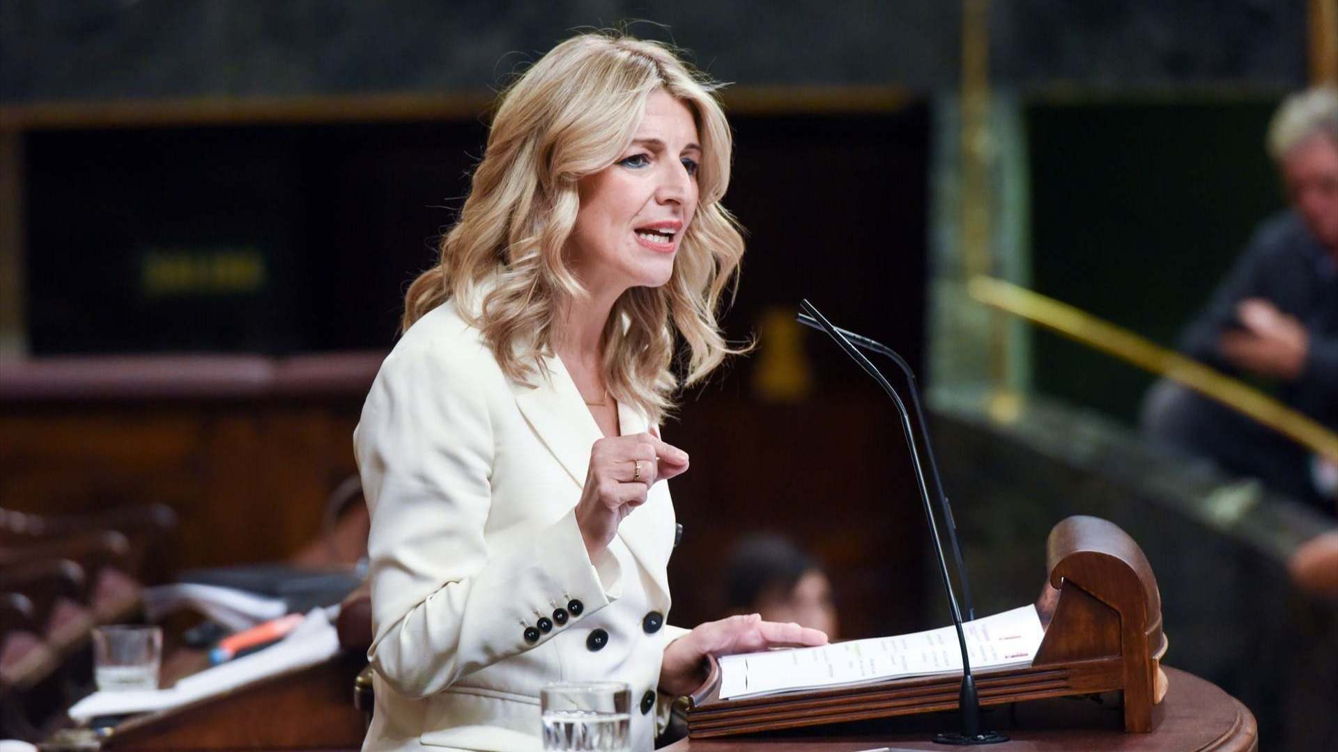 Yolanda Díaz en el Congreso de los Diputados