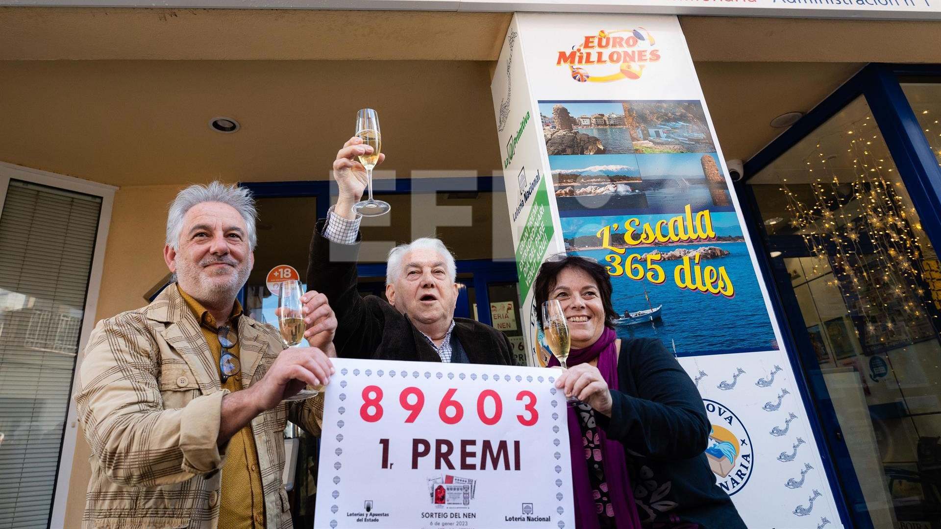 Primer premio de la lotería del Niño 2023