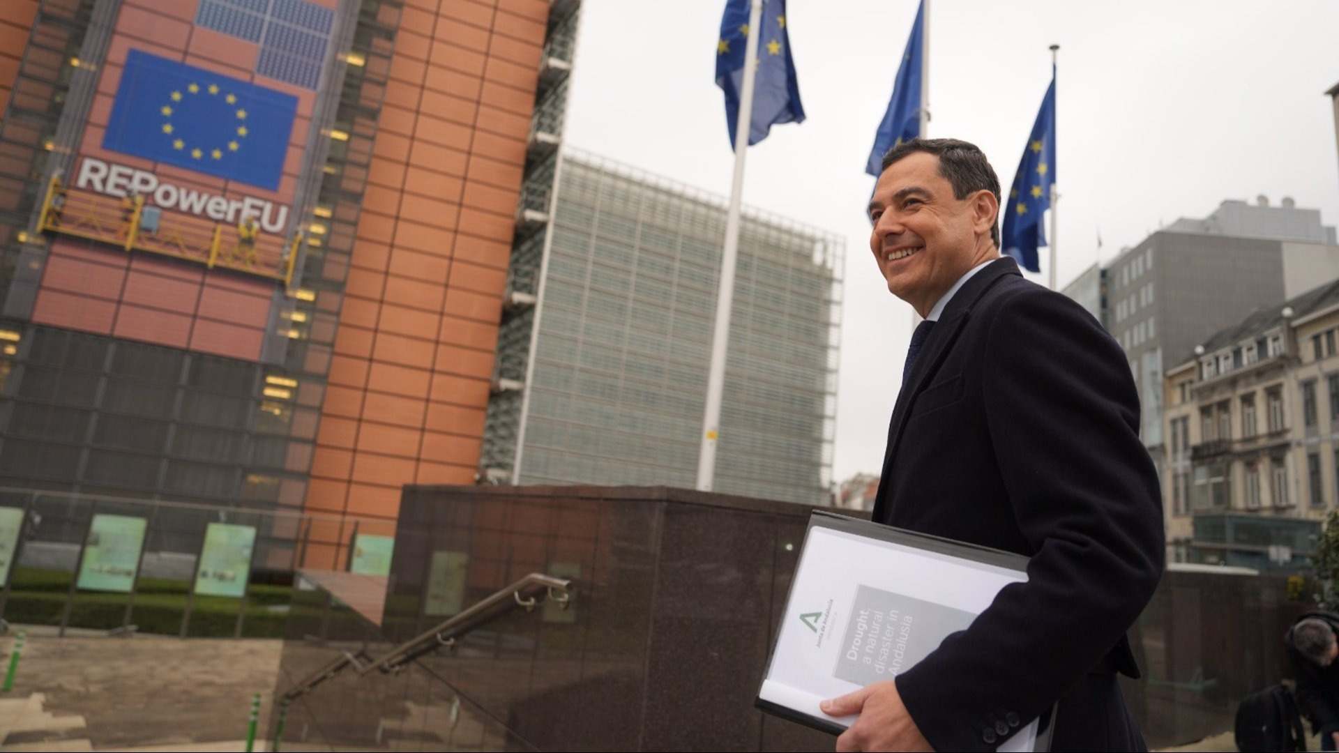 Juanma Moreno en Bruselas