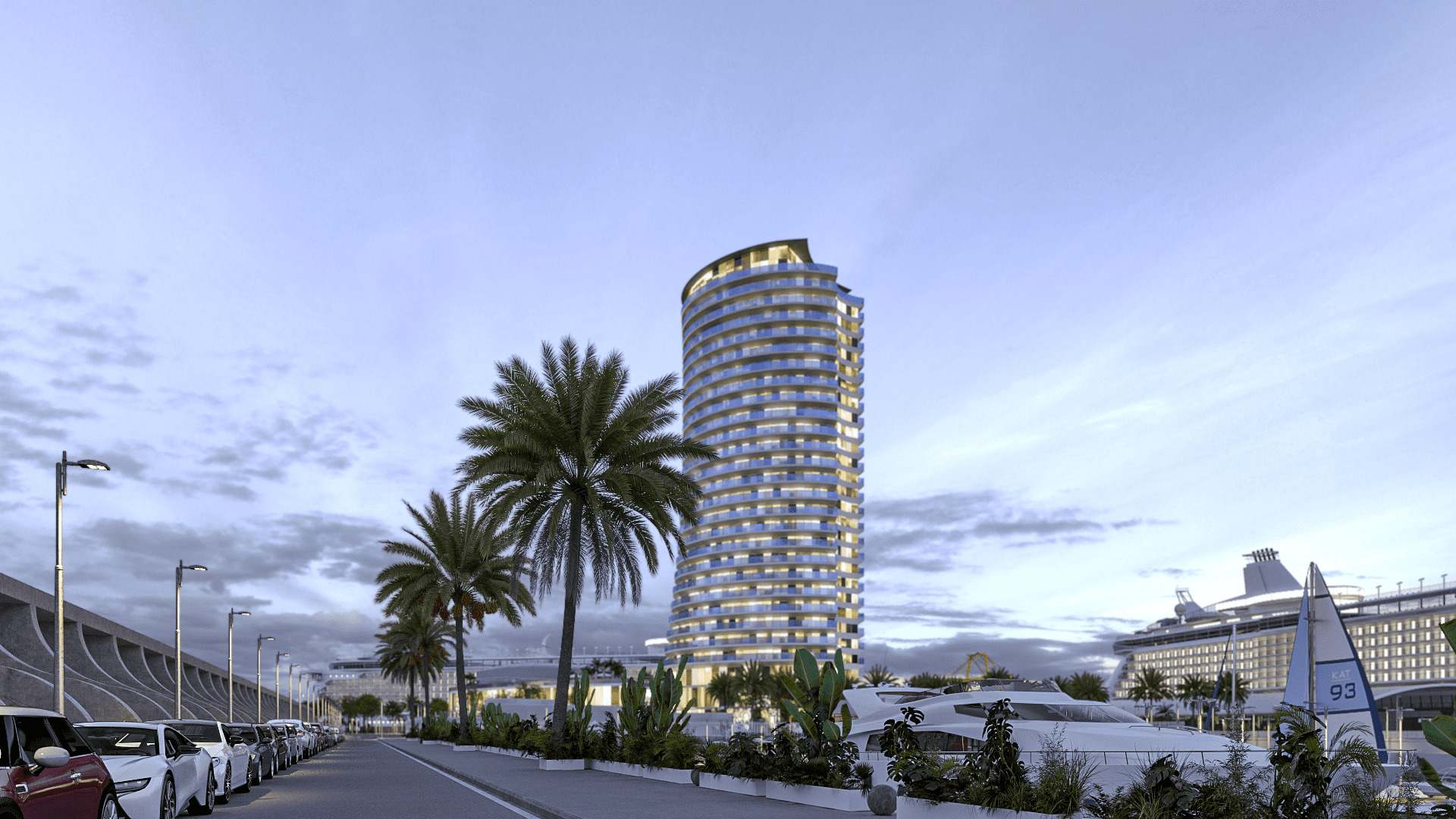 Hotel Torre del Puerto proyecto Málaga familia real catar