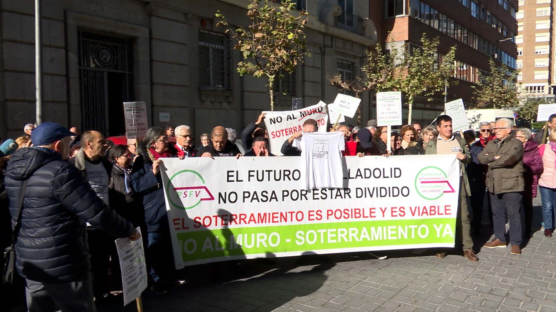 Concentración Plataforma Soterramiento de Valladolid