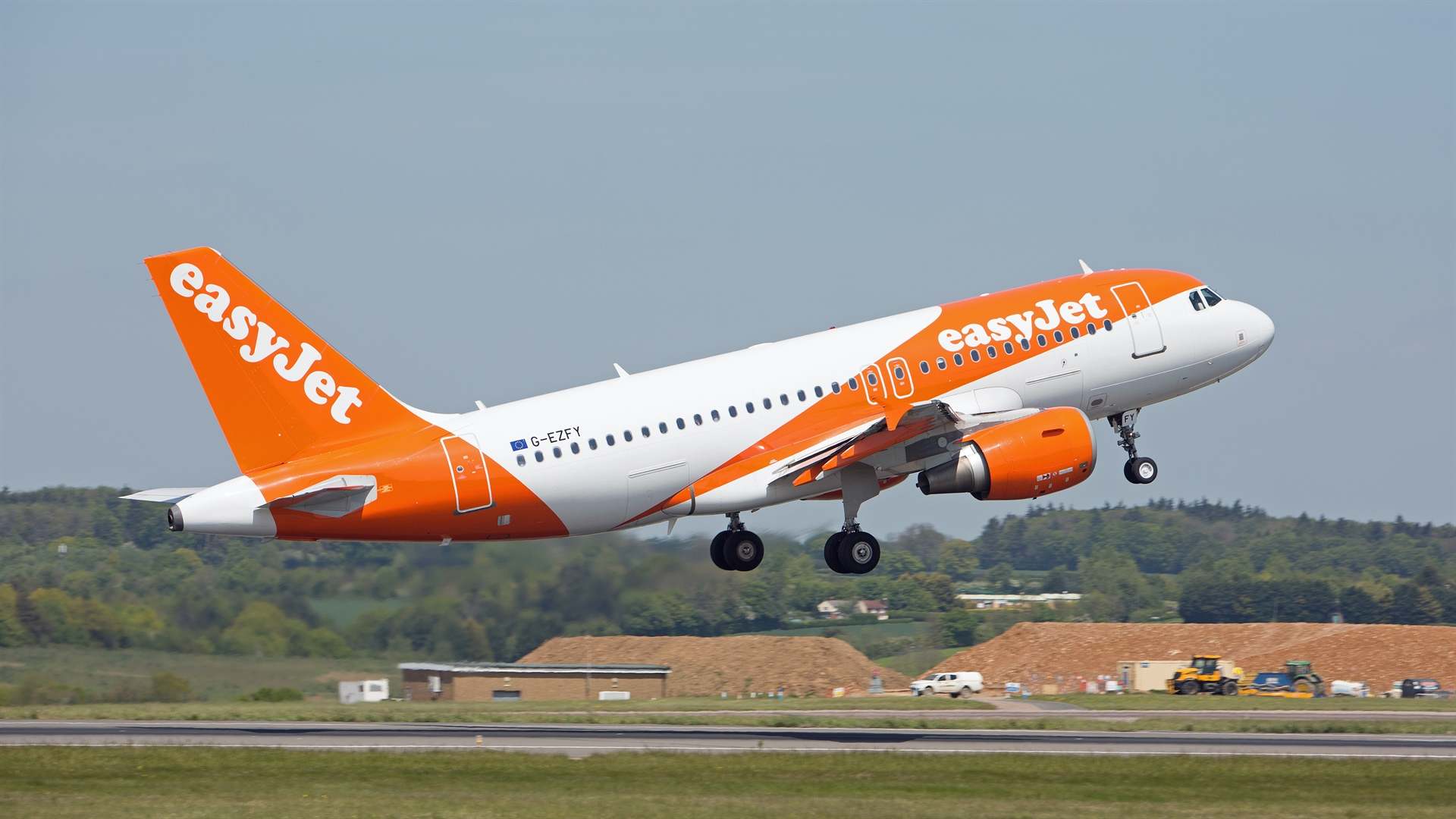 Avión de easyJet. / easyJet