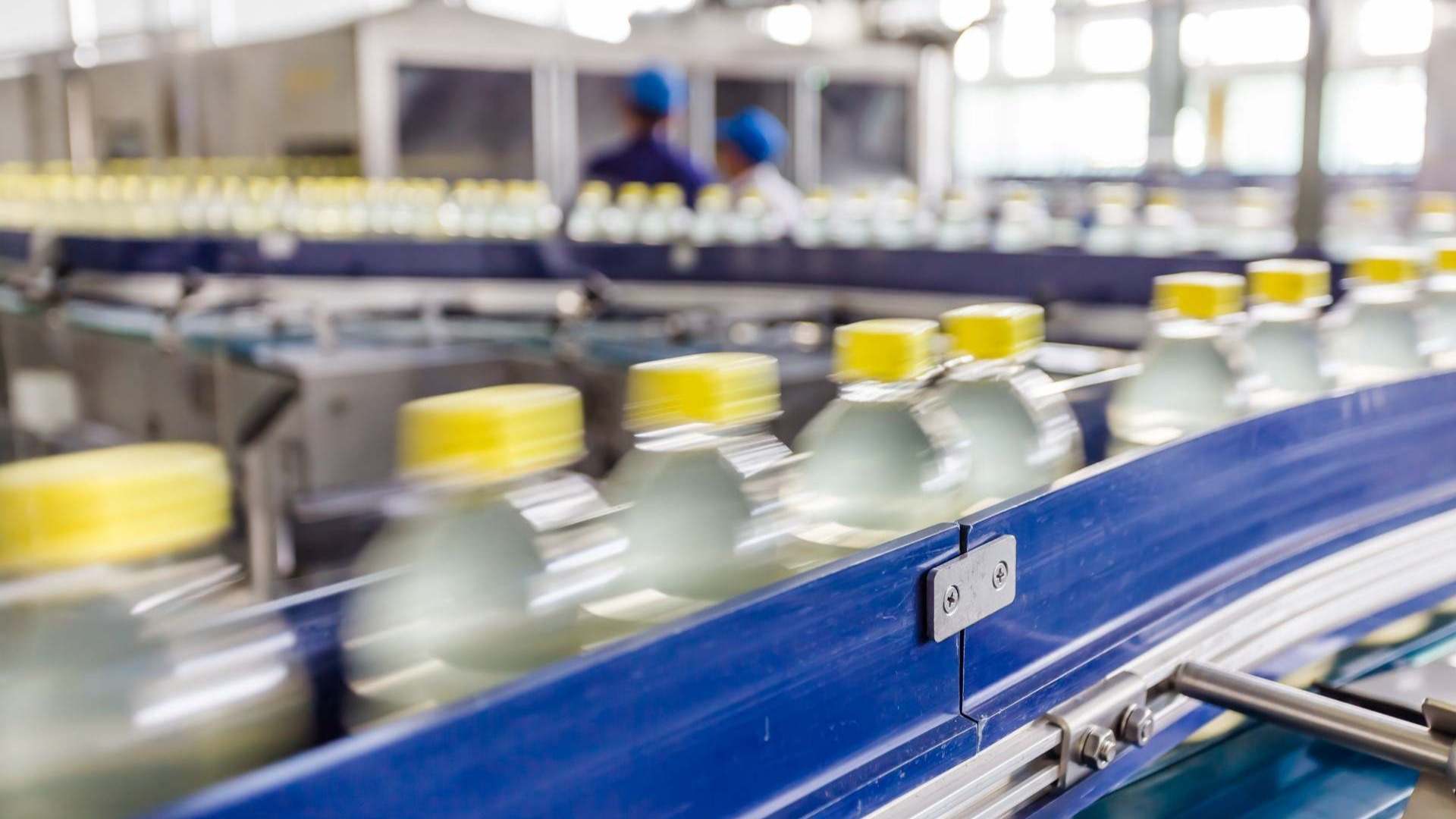 Envases en una fábrica