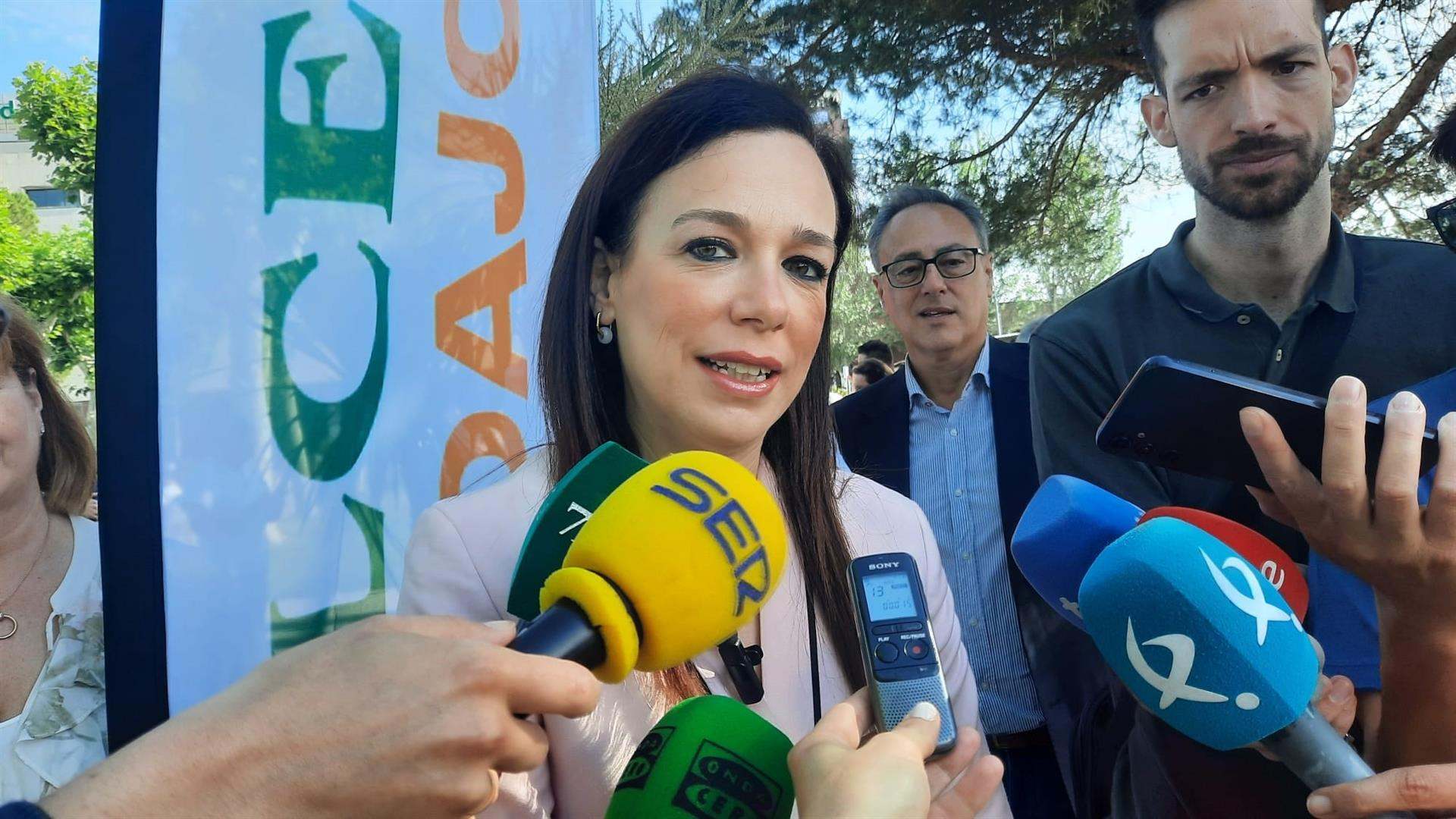 Sara García Espada, consejera de Salud y Servicios Sociales de la Junta de Extremadura