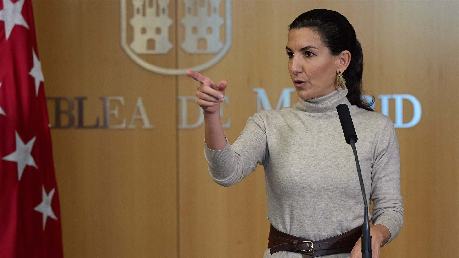 La portavoz de Vox en la Asamblea de Madrid, Rocío Monasterio