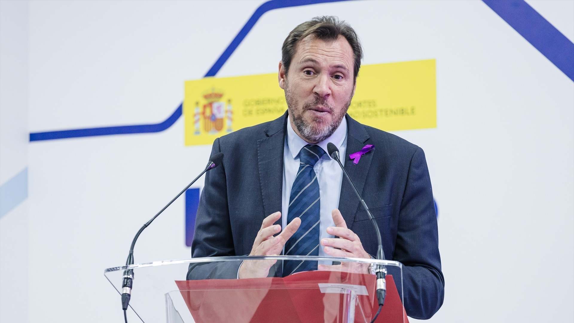 Óscar Puente, ministro de Transportes. EFE