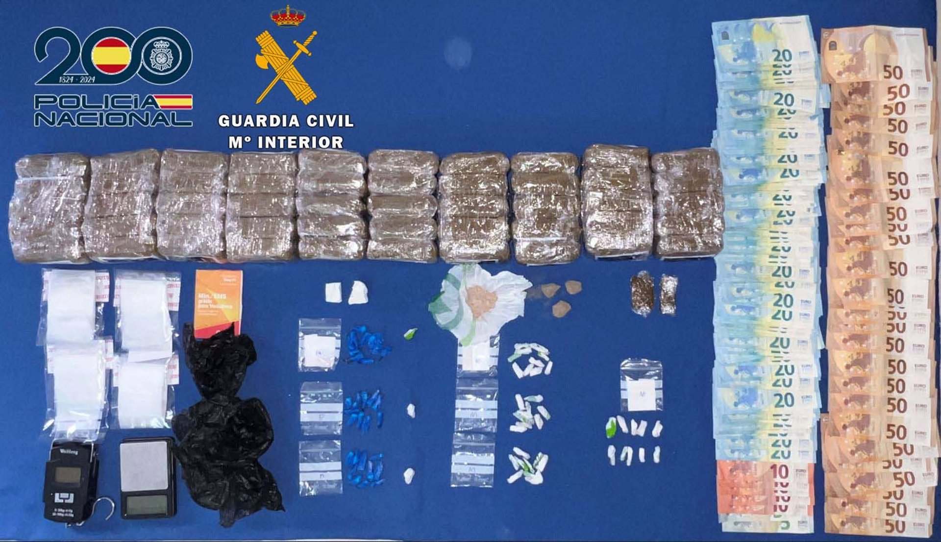 Efectos intervenidos - POLICÍA NACIONAL/GUARDIA CIVIL