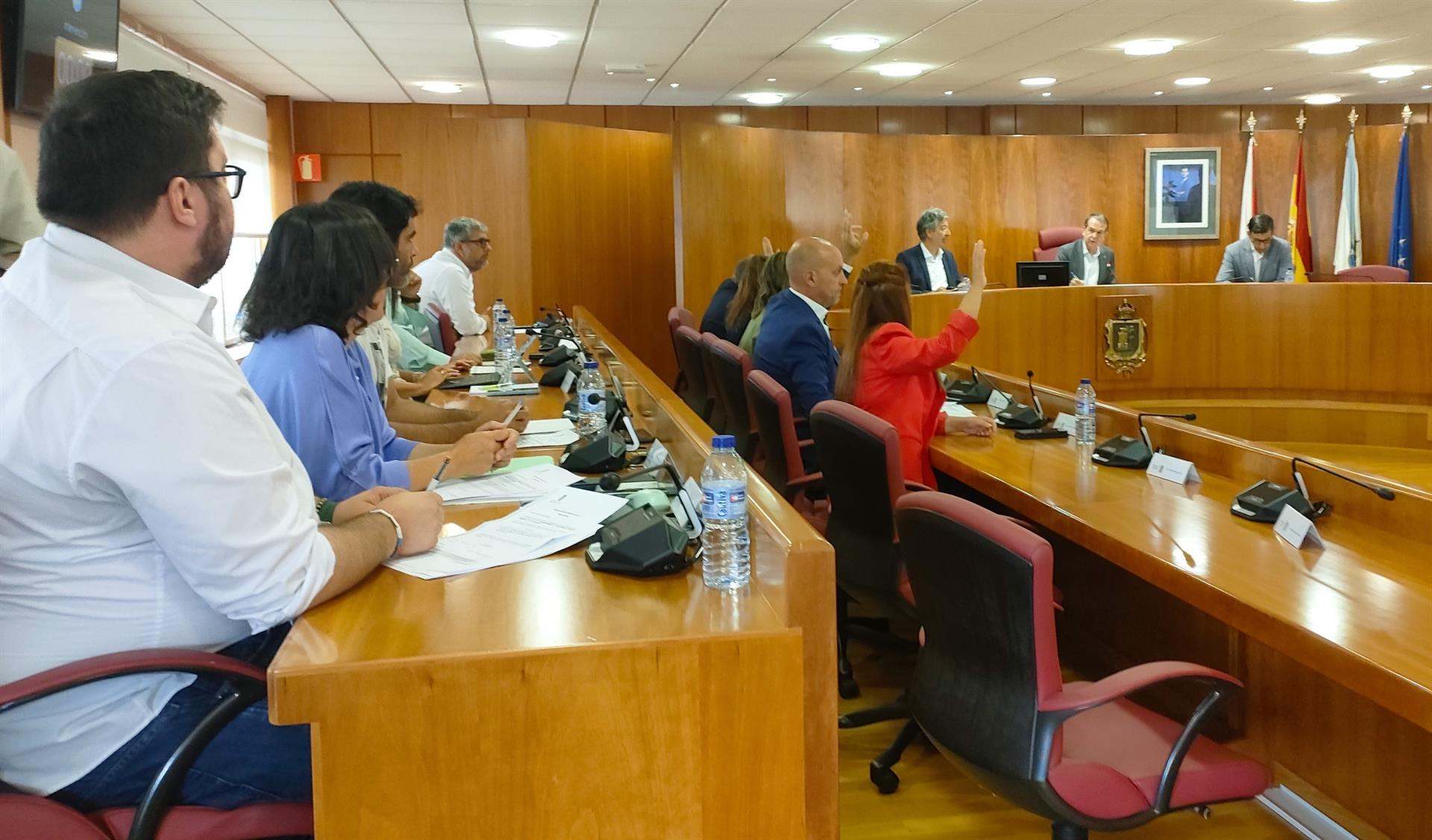 Pleno del ayuntamiento de Vigo.