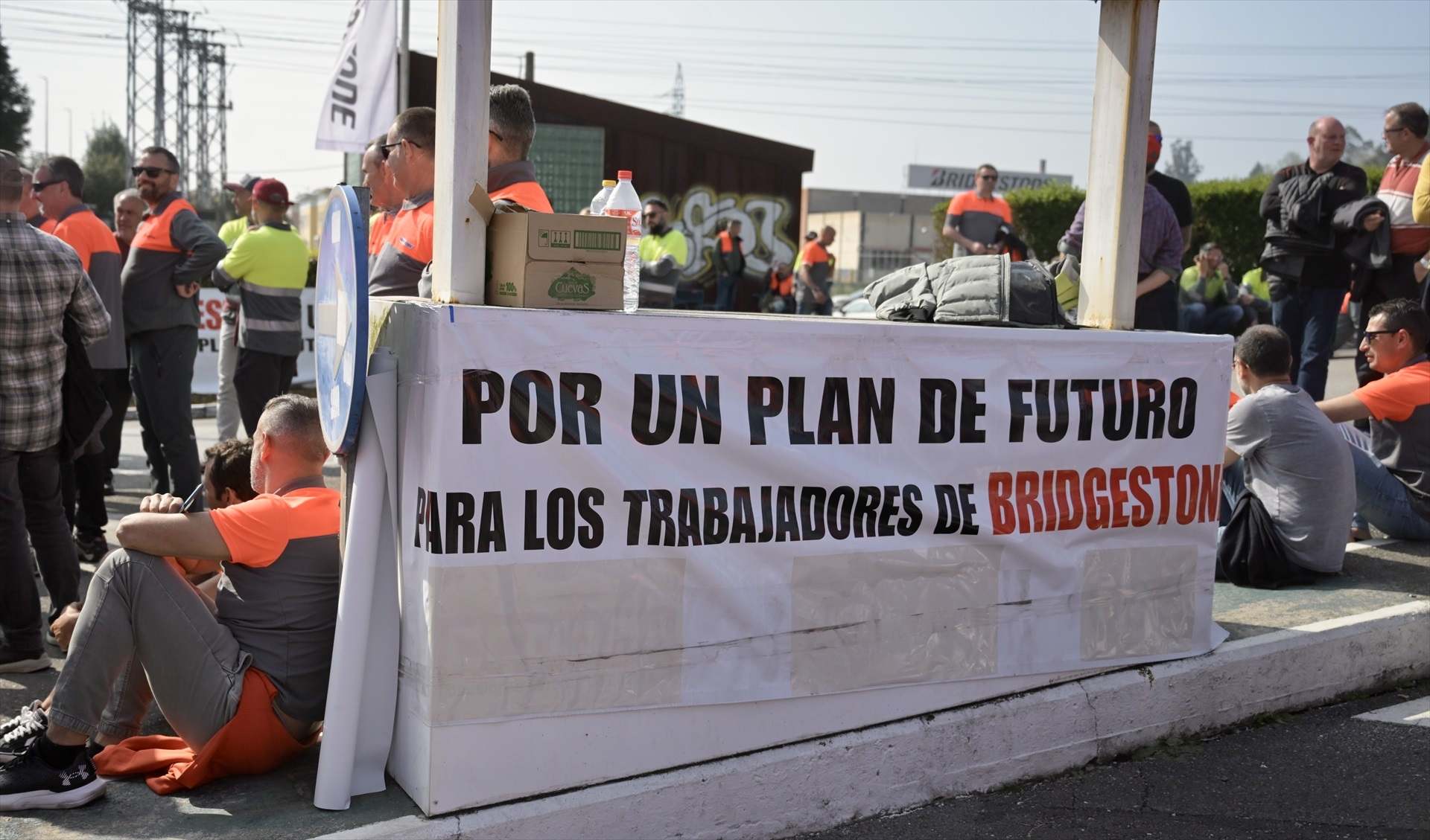 Manifestación Plantilla Bridgestone